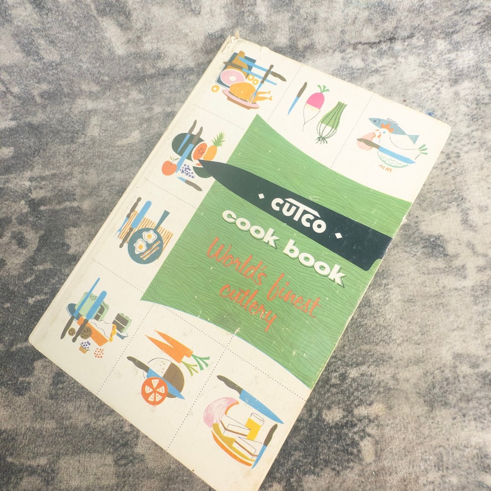 Vtg Cutco Cook Book World's Finest Cutlery Retro Mid-Century Kitchen 1950s